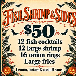 Fish, Shrimp & Sides