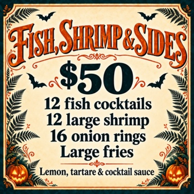 Fish, Shrimp & Sides