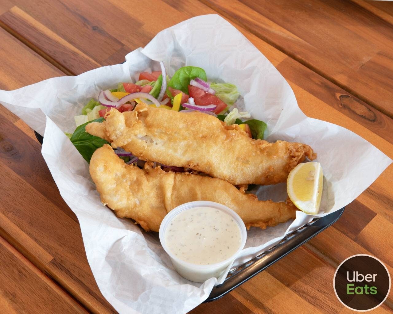 Fish & Salad.